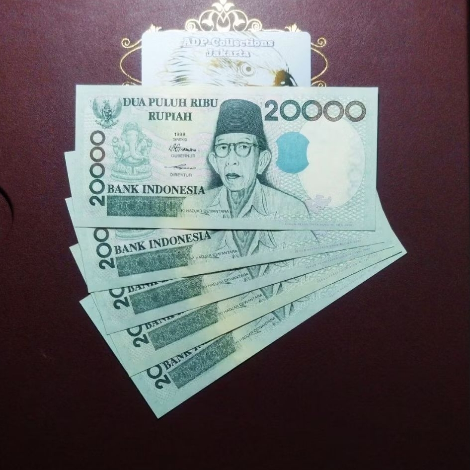 Uang kuno 20000 rupiah kihadjar dewantara