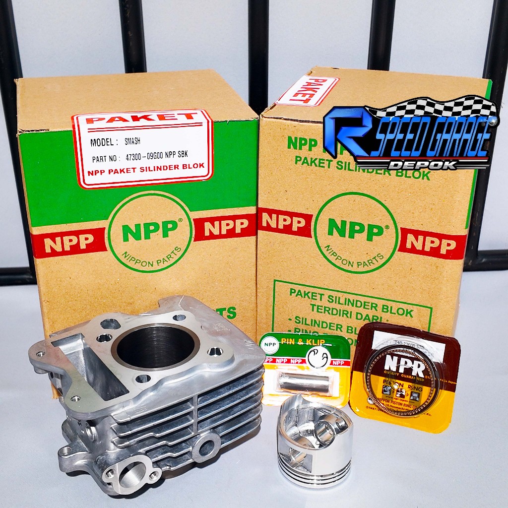 SILINDER BLOK + PISTON KIT NPP SMASH 110