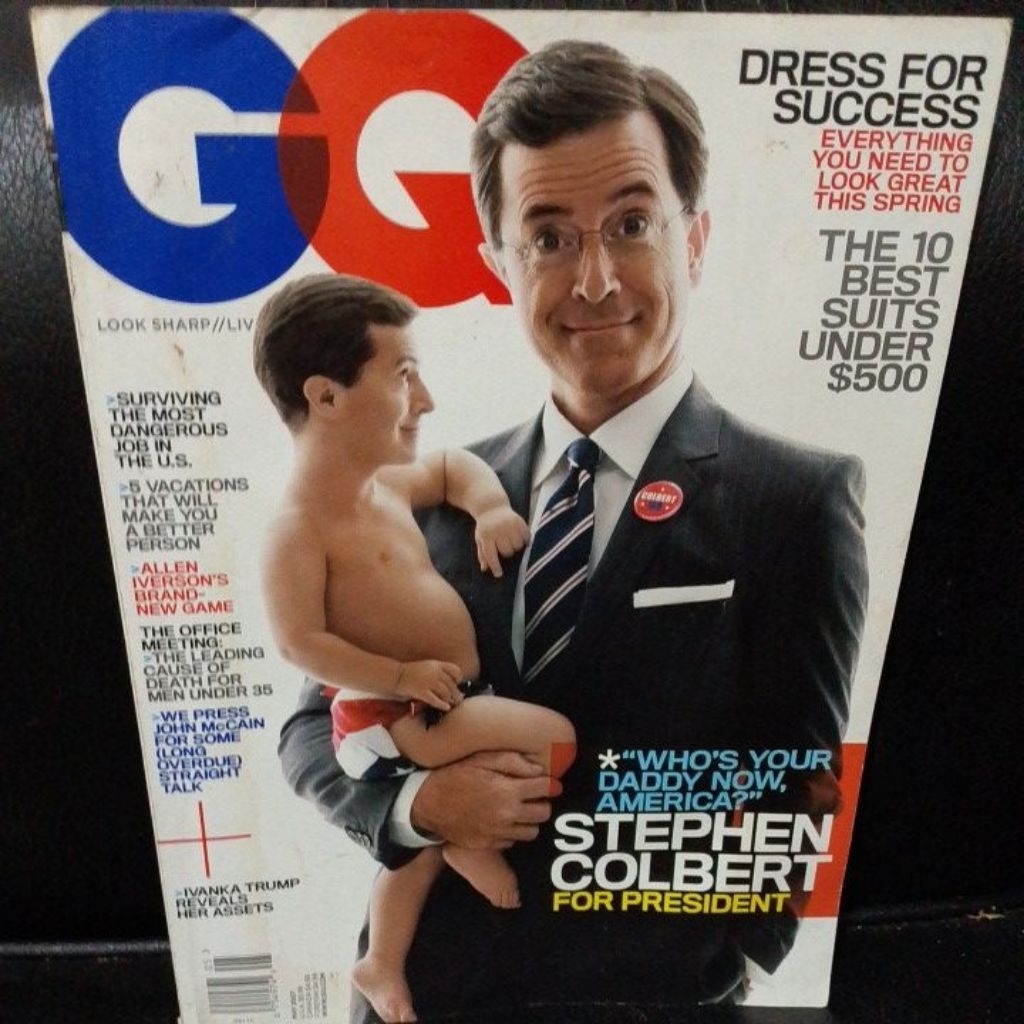 Majalah fashion import GQ original
