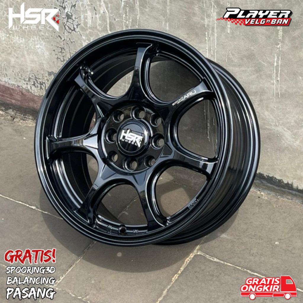 Velg mobil xenia brio ayla yaris dll R15 pcd 4x100 & 4x114,3 hsr aru tc10