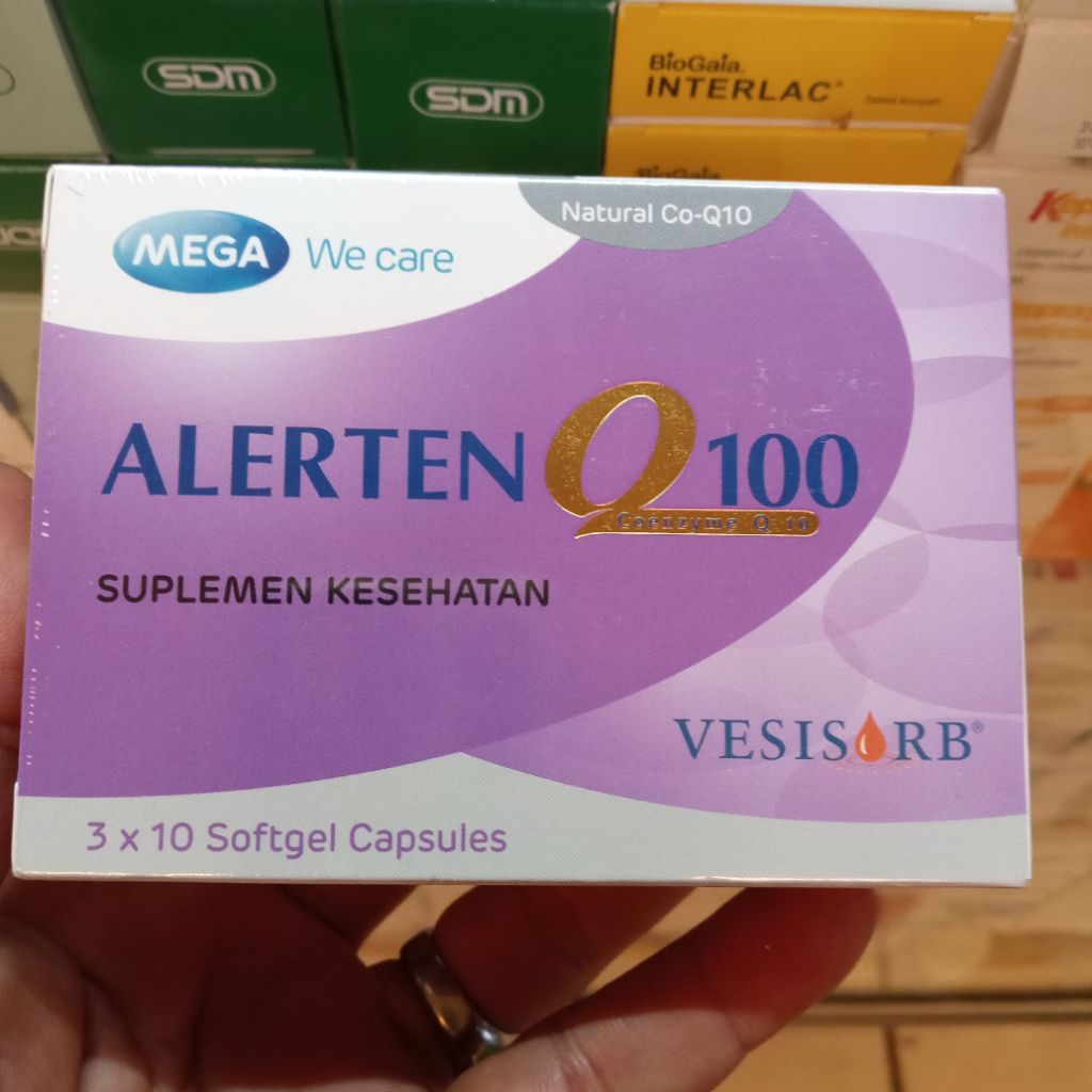 ALERTEN Q100 Coenzym Q10 100mg 30softkapsul