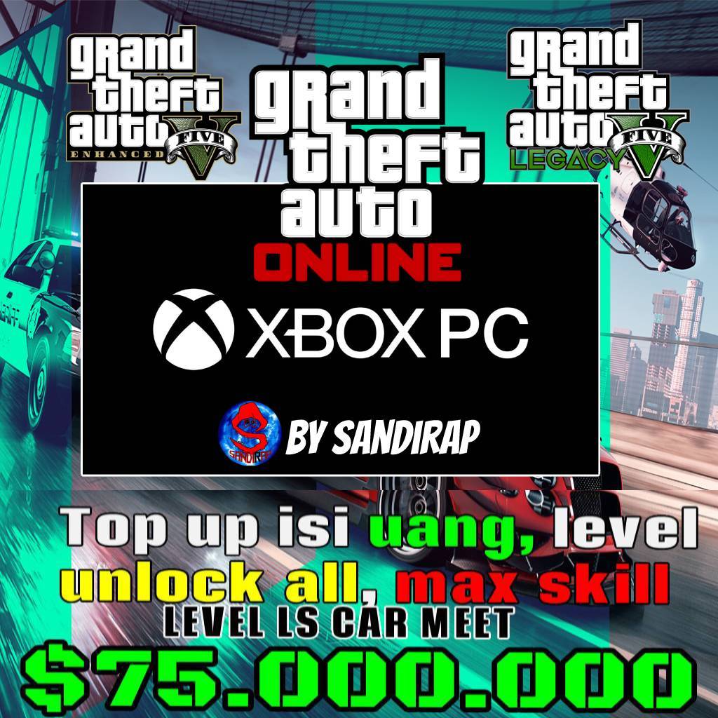 (GARANSI) Uang Xbox PC Game pass money cash - GTA 5 ONLINE
