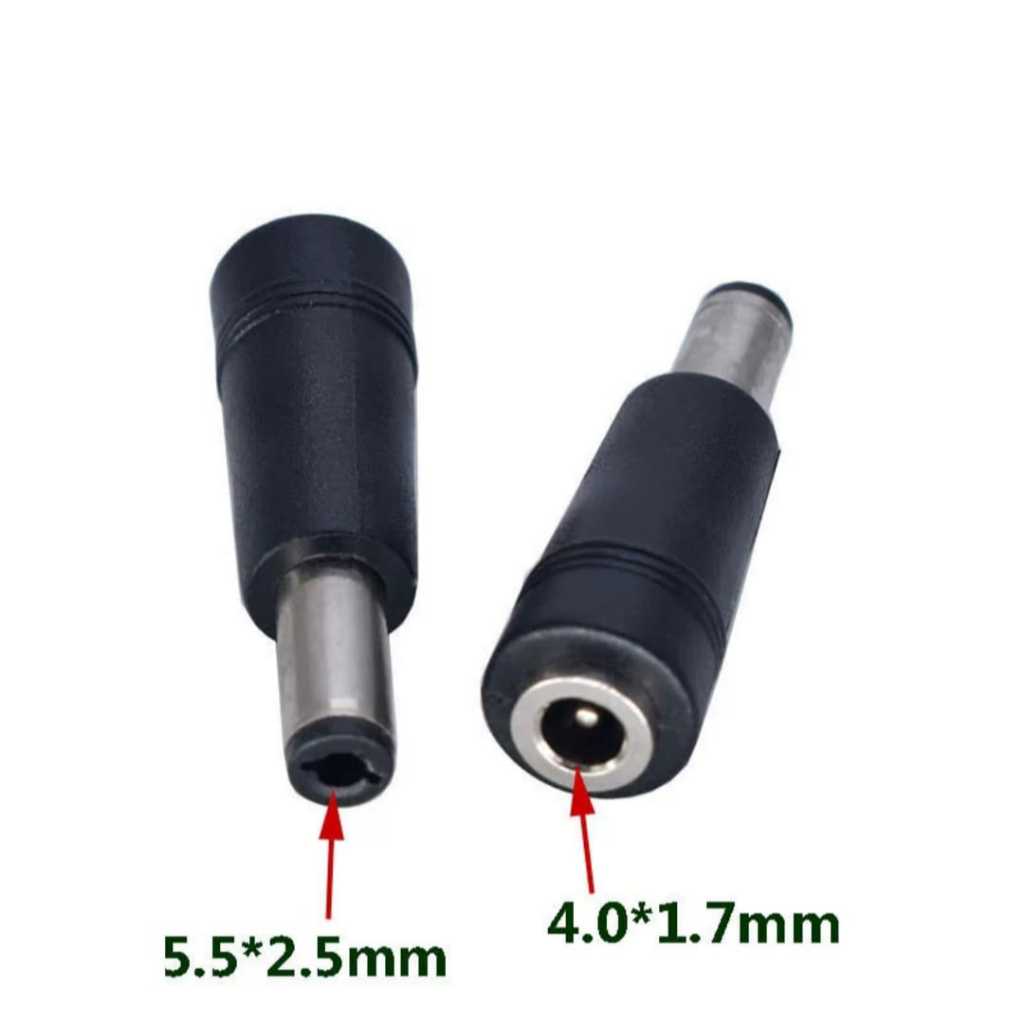 Converter Jack DC Female 4.0 x 1.7mm to Male 5.5 x 2.5mm Adapter / Converter Jack DC Female 4.0 x 1.