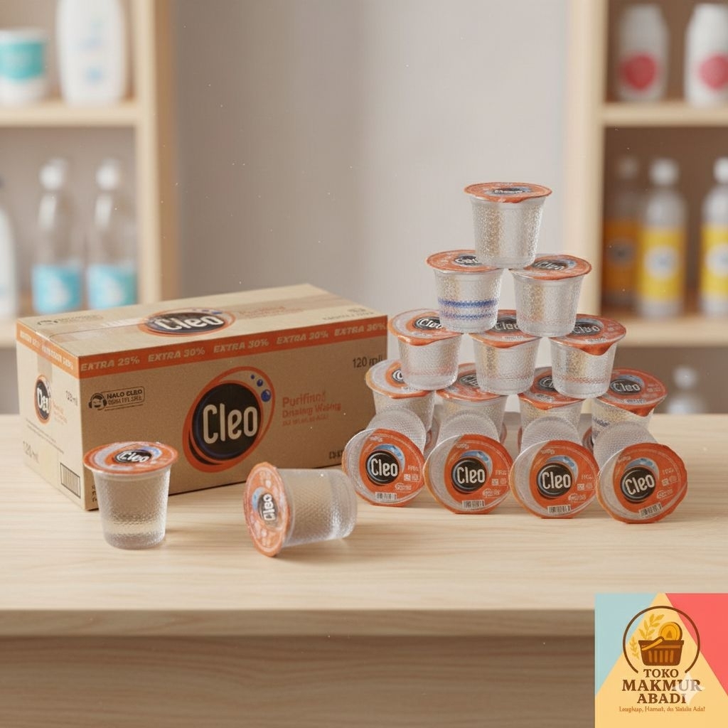 Cleo Air Mineral Murni Kemasan Gelas 120ml