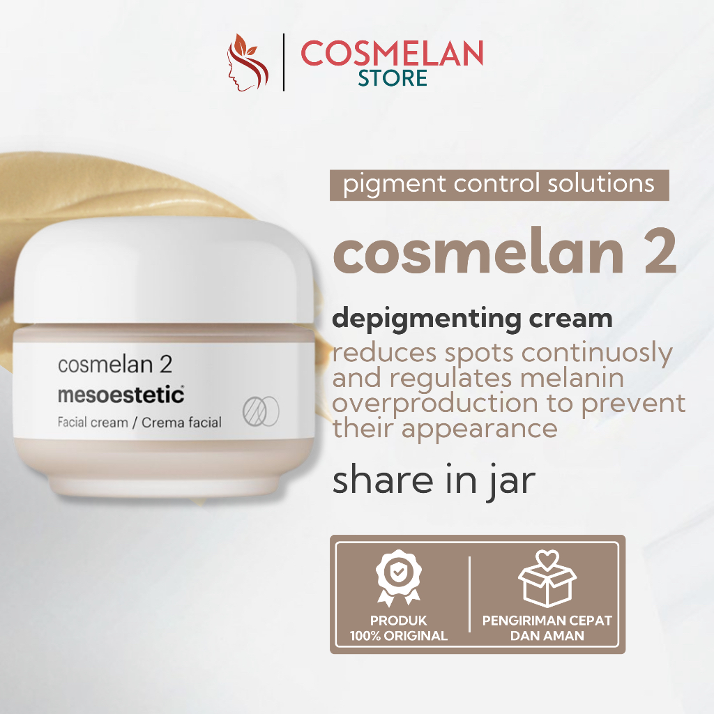 Cosmelan 2 Jar - Repack 100% ORIGINAL Mesoestetic