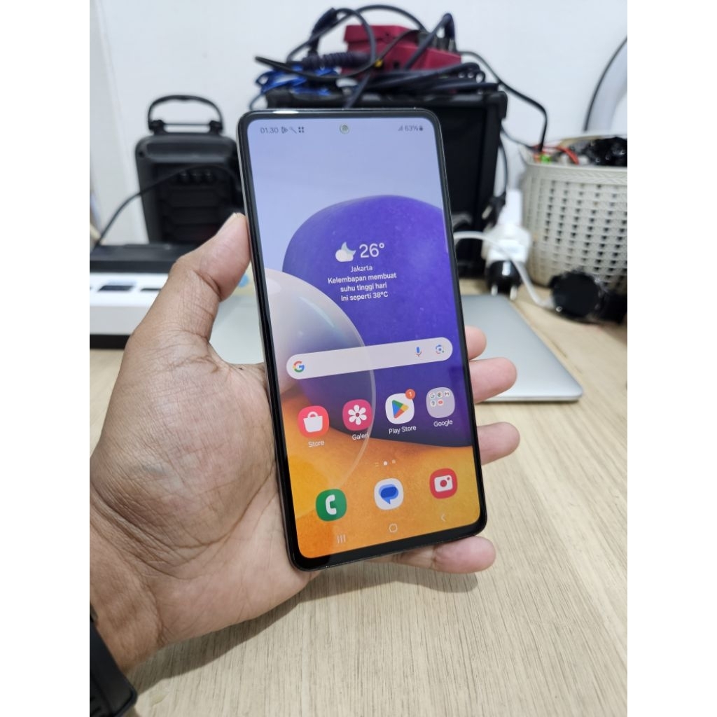 Handphone Hp Samsung A72 8/128 Second Seken Bekas Murah