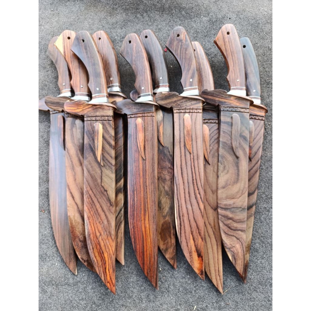 pisau dapur golsem baja per sonokeling