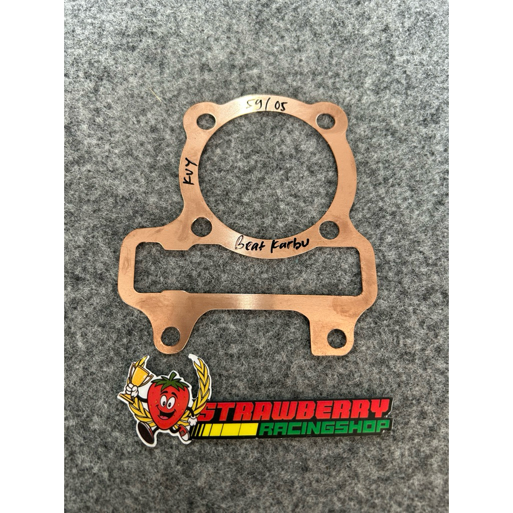 paking head tembaga beat karbu,scoopykarbu,dll,tebal 0,5,diameter 59mm