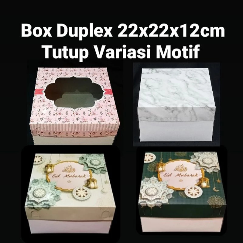 Box Duplex 22x22x12cm