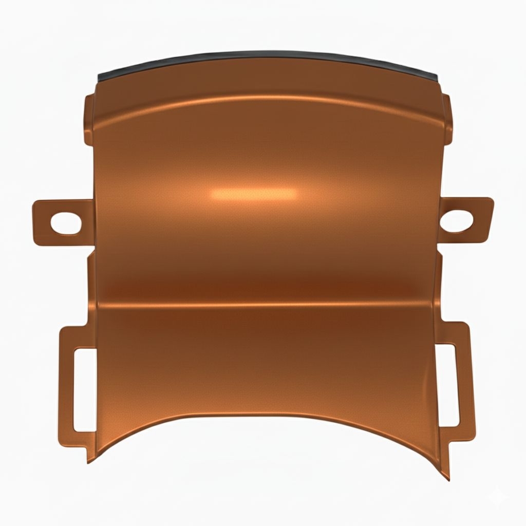 cover inner upper sambungan bawah batok Honda Scoopy fi 2016 k16 warna coklat original