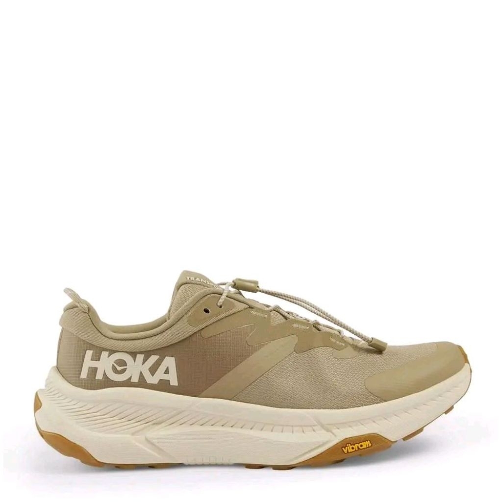 Sepatu Lari Hoka Transport Cream Running Trail Hiking Pria Wanita