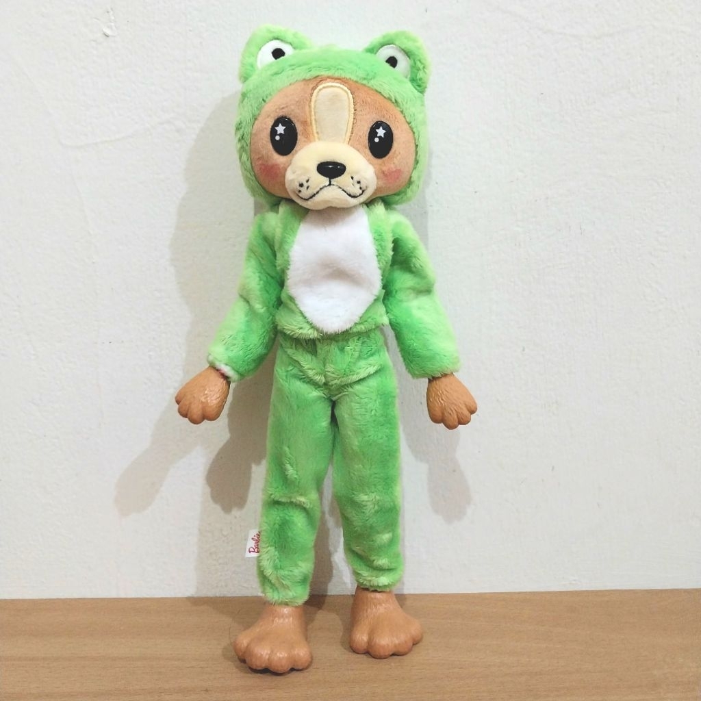 Dress Barbie Cutie Reveal Frog Outfit Baju Mattel Official Boneka Second Preloved Jadul Collector