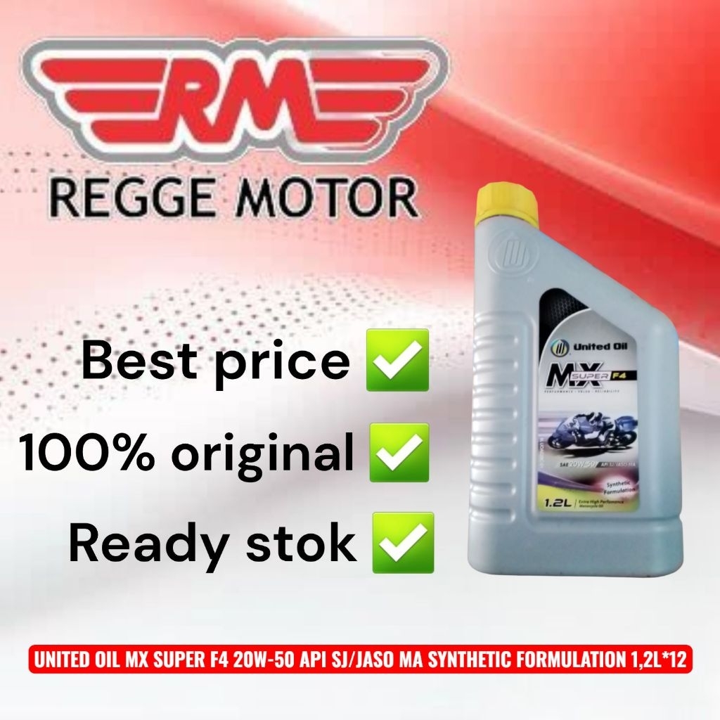 UNITED OIL MX SUPER F4 20W-50 1.2 LITER