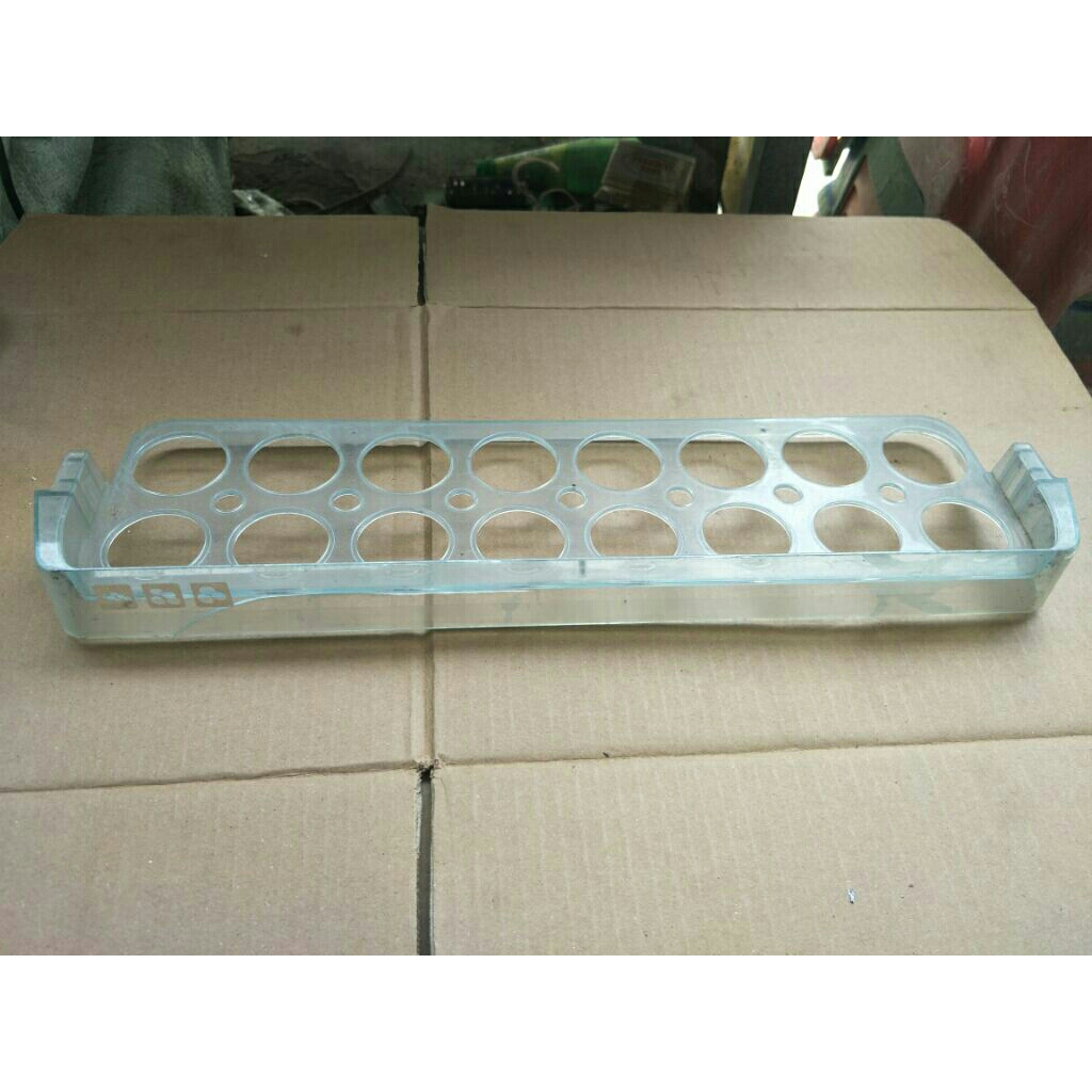 egg pocket/rak telur bekas original bawaan kulkas polytron