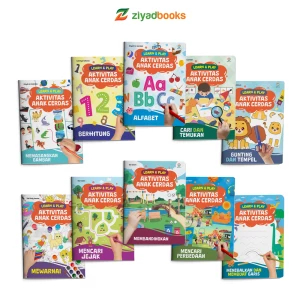 (Isi 10 Buku Aktivitas) Learn & Play Aktivitas Anak Cerdas - Buku Aktivitas Tematik Anak PAUD TK Bus