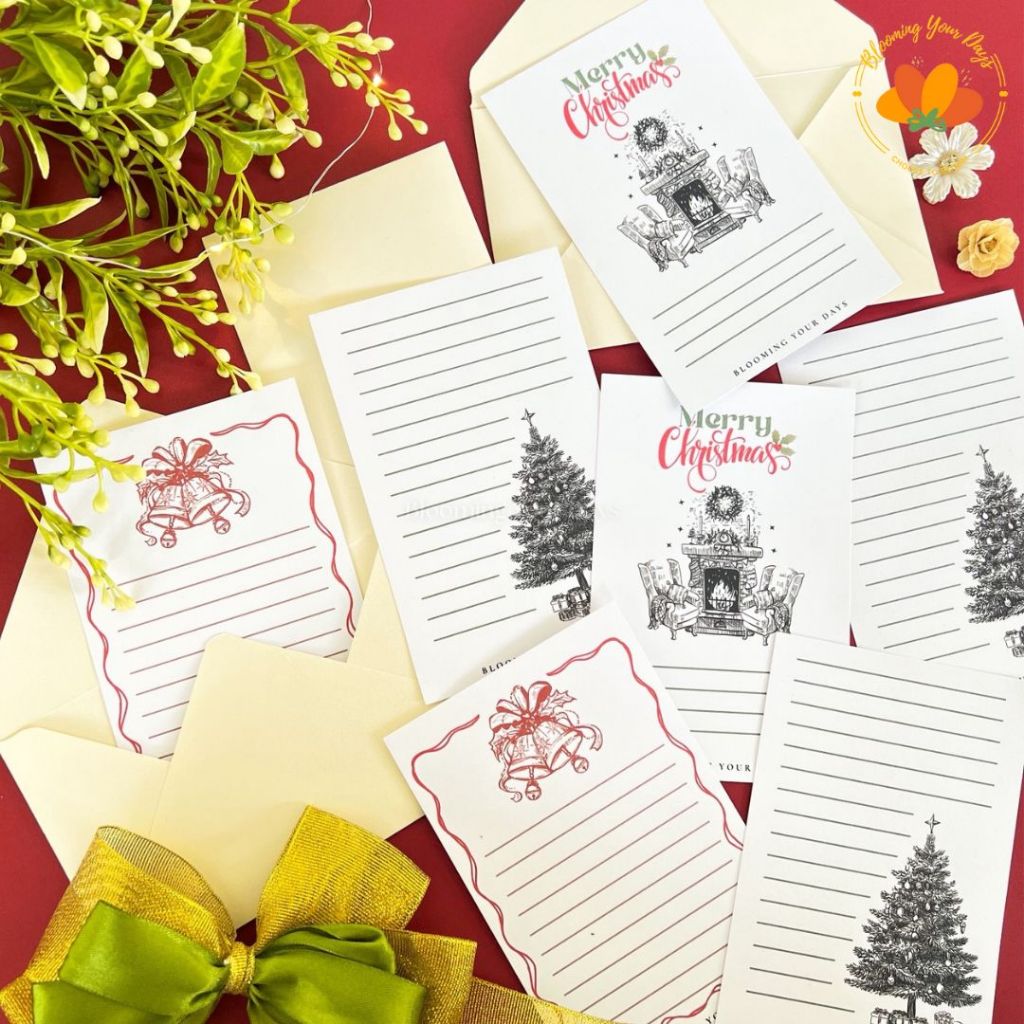 kartu ucapan amplop dan kartu ucapan natal kartu ucapan Greeting Card / Amplop aesthetic greeting ca