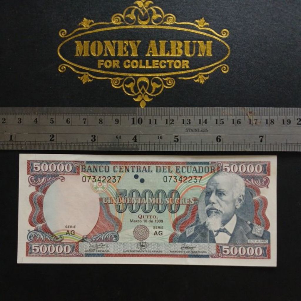 Uang negara Ekuador 50000 50.000 Sucres UNC