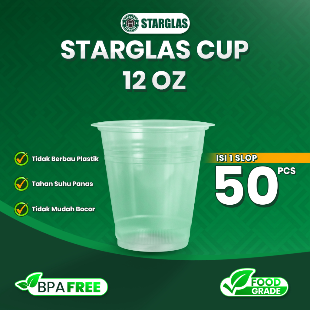 STARGLAS CUP PP 12 OZ | SLOP