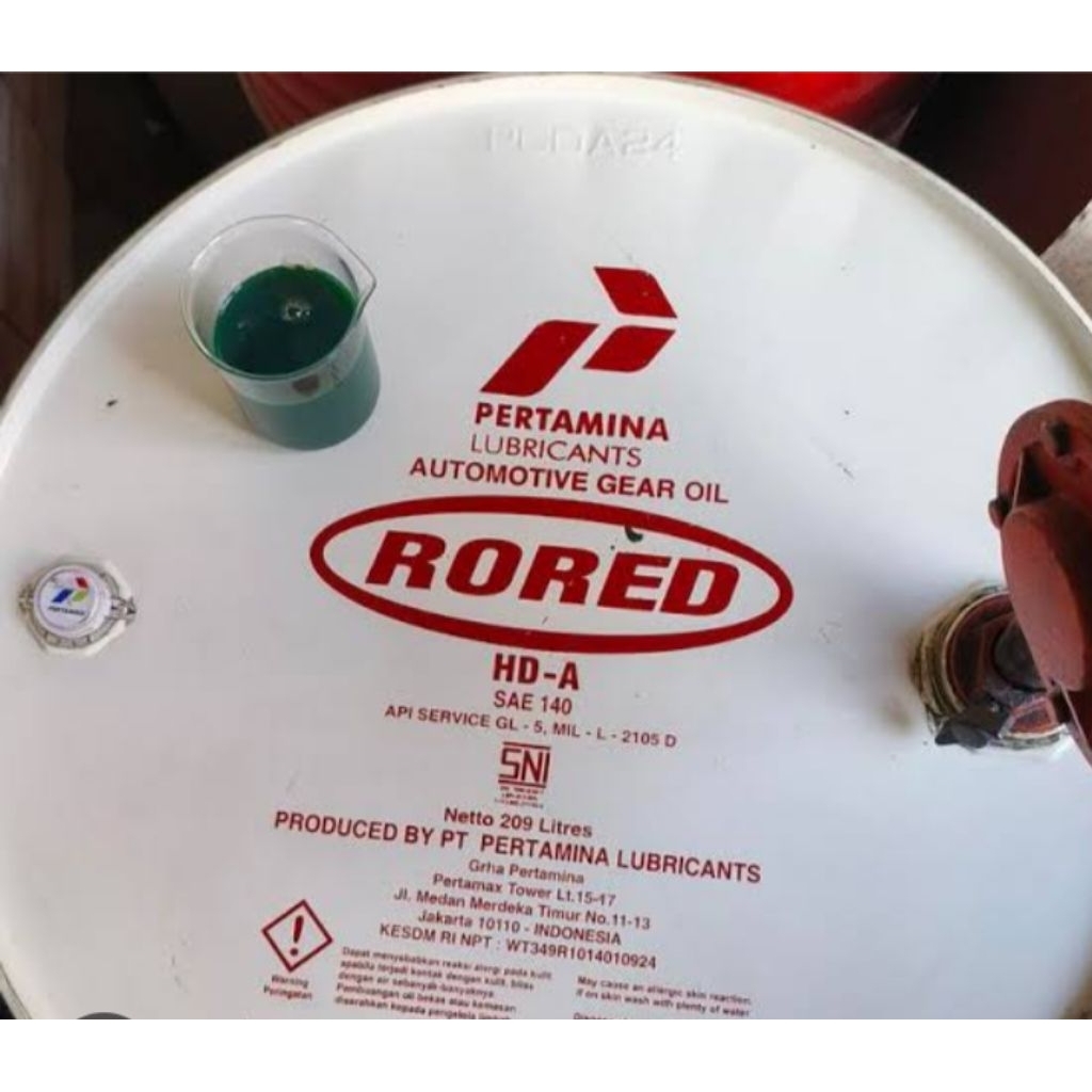 OLI GARDAN RORED HDA SAE 90 REPACK DARI DRUM