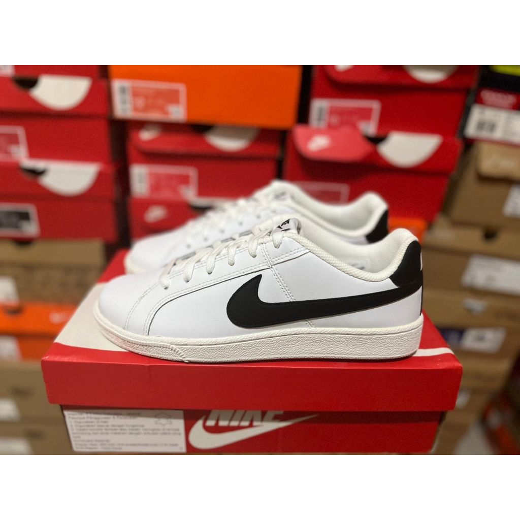SALE ORIGINAL NIKE COURT ROYALE WHITE BLACK