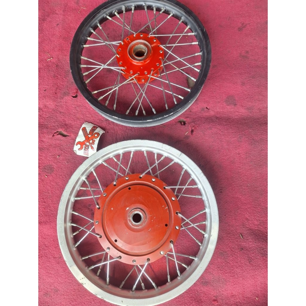 Velg jari-jari Ring 14 Depan Belakang Mio J Mio Gt Mio soul Gt 115 Rosi