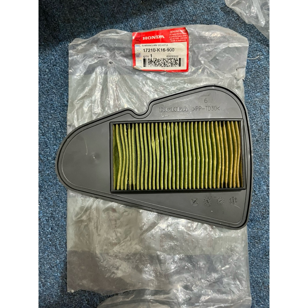 sparepart motor - saringan udara original honda / filter udara honda beat FI