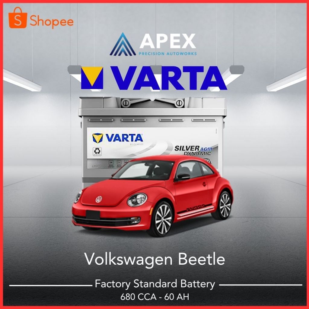 Aki VARTA SILVER DYNAMIC AGM VOLKSWAGEN BEETLE