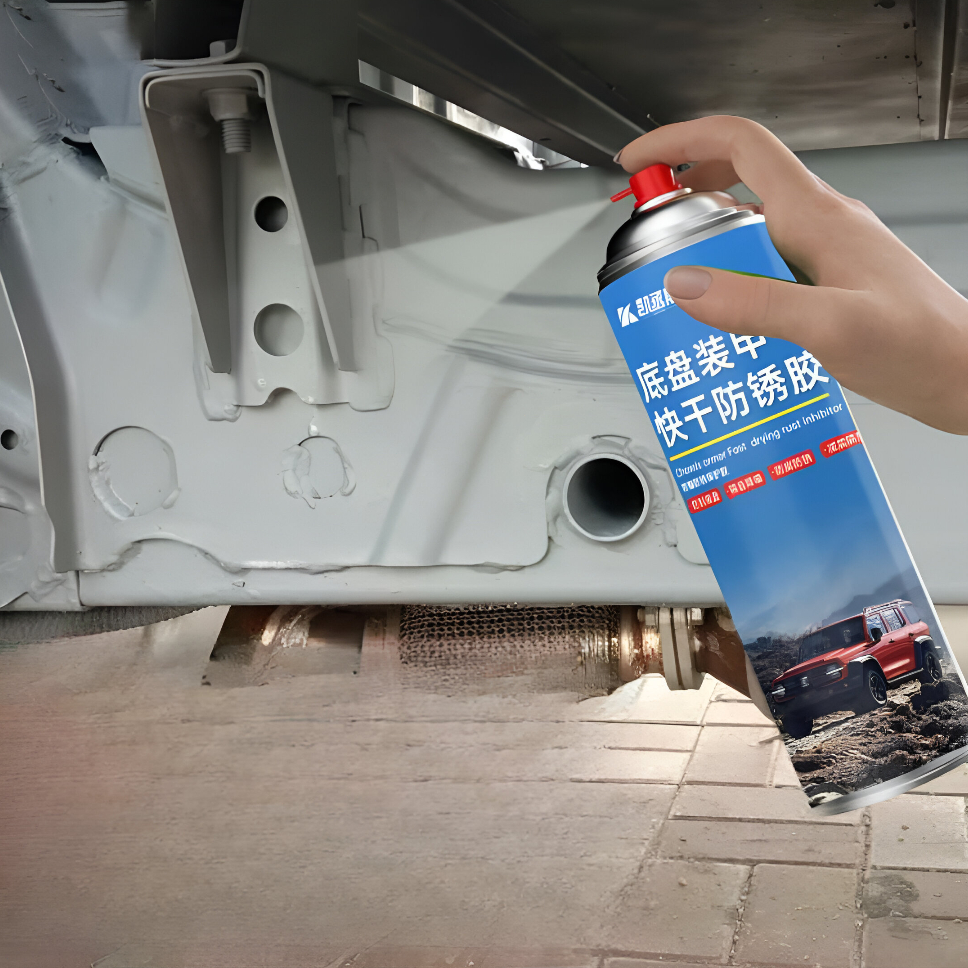 700ML Rubberized UnderCoat Anti Karat Peredam Suara Mobil Motor Plingkut Semprot Original Isolasi