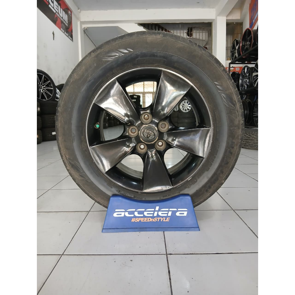 PELEK MOBIL SECOND STD RUSH RING 16 LEBAR 6.5 | VELG MOBIL RUSH/WRV/ZENIX/BIANTE DLL R16X6.5 BLACK