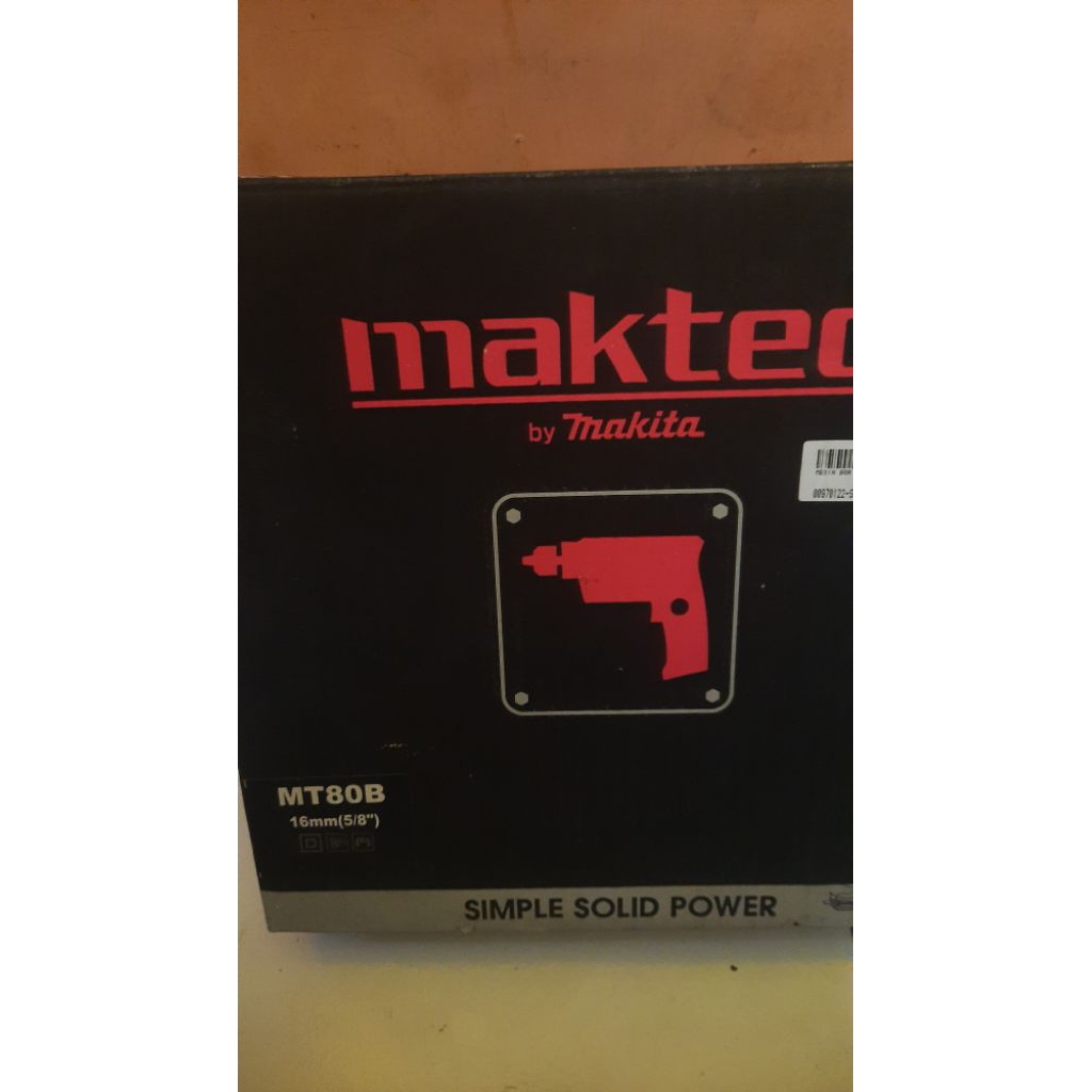 Bor Tembok maktec MT80B 16MM/BOR LISTRIK Drill 500W Maktec MT80B