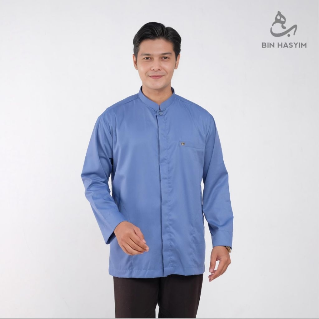 Baju Koko Bin Hasyim katun polos
