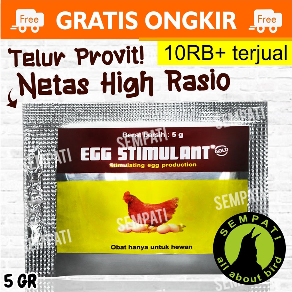 SEMPATI Egg Stimulant Medion 5gr Vitamin Obat Ternak Ayam Suplemen Peningkat Produksi Telur Ayam Ind