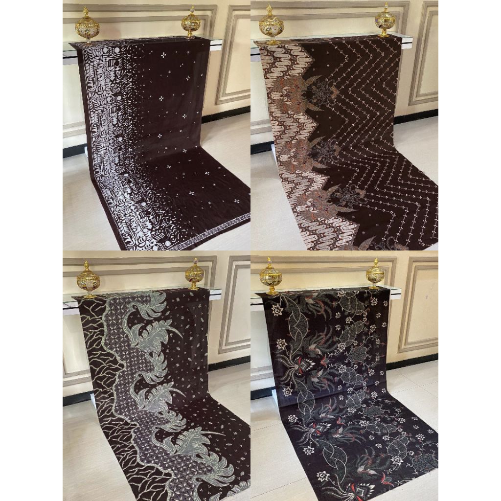 Variasi Warna Mahogani Kain Batik Sarimbit Kain Batik Pekalongan Katun Premium Bisa Cod
