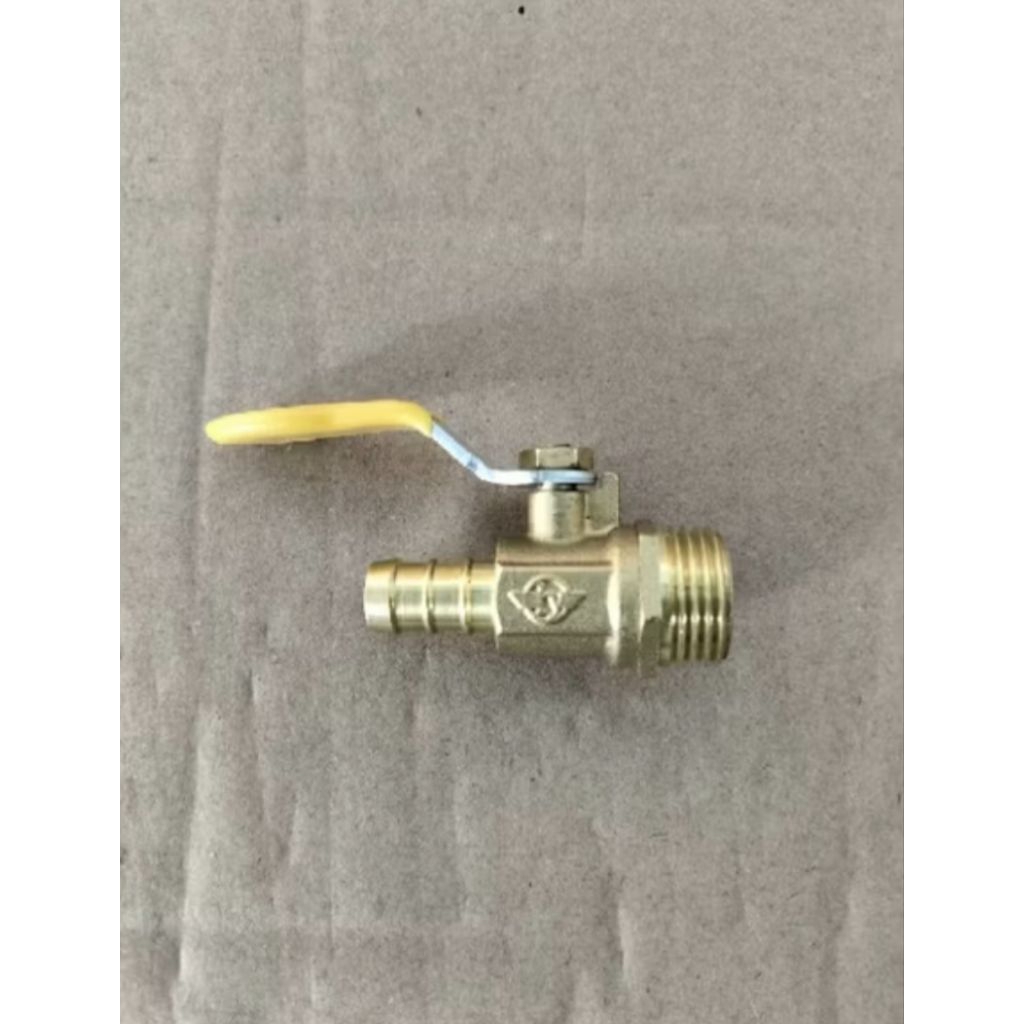 kran gas/air/agin kuningan 1/2"