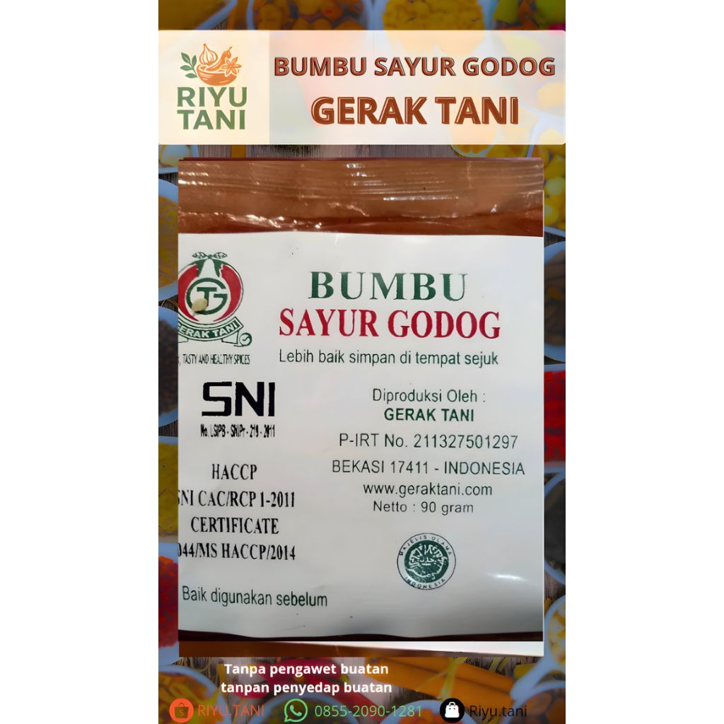BUMBU SAYUR GODOG — GERAK TANI | RIYU TANI