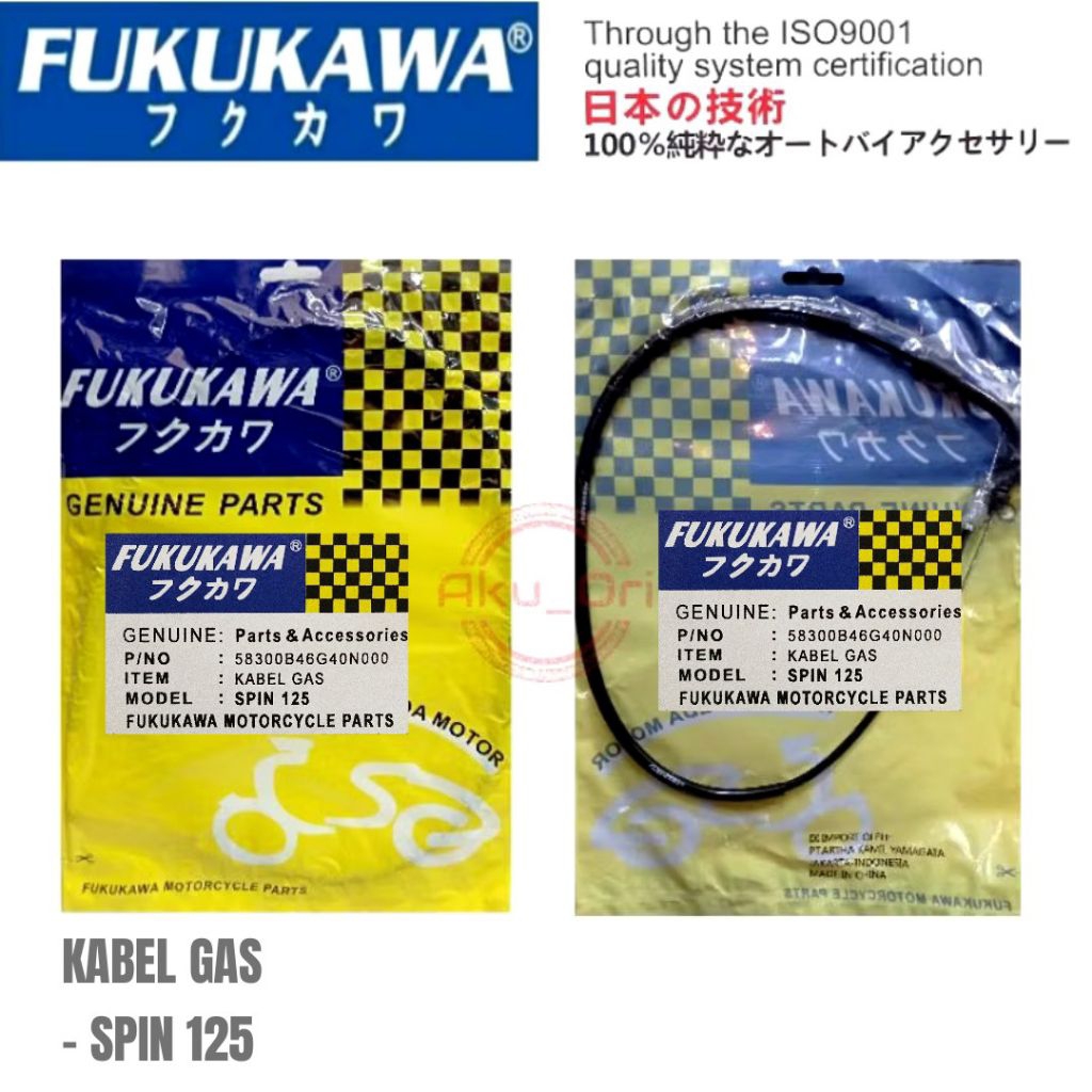 KABEL GAS SPIN FUKUKAWA kabel gas spin 125