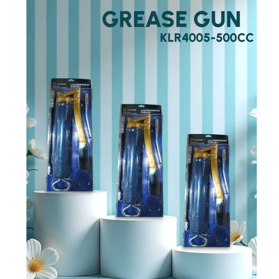SAKAGAMI GREASE GUN / pompa gemuk tangan 500CC / Hand grease gun KLR4005-500CC