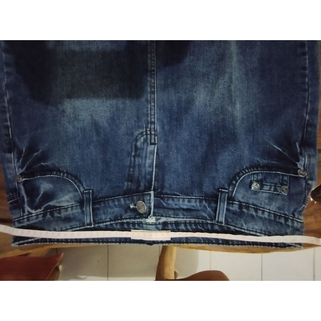 Preloved Rok Jeans Biru Dongker