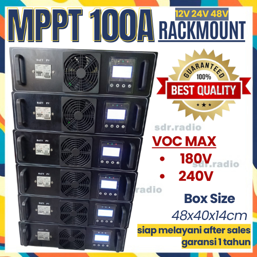 NEW SCC MPPT rating 100a VOC 180V 240V 100 amper rack mount mppt solar charging 100A Casing MPPT Lok
