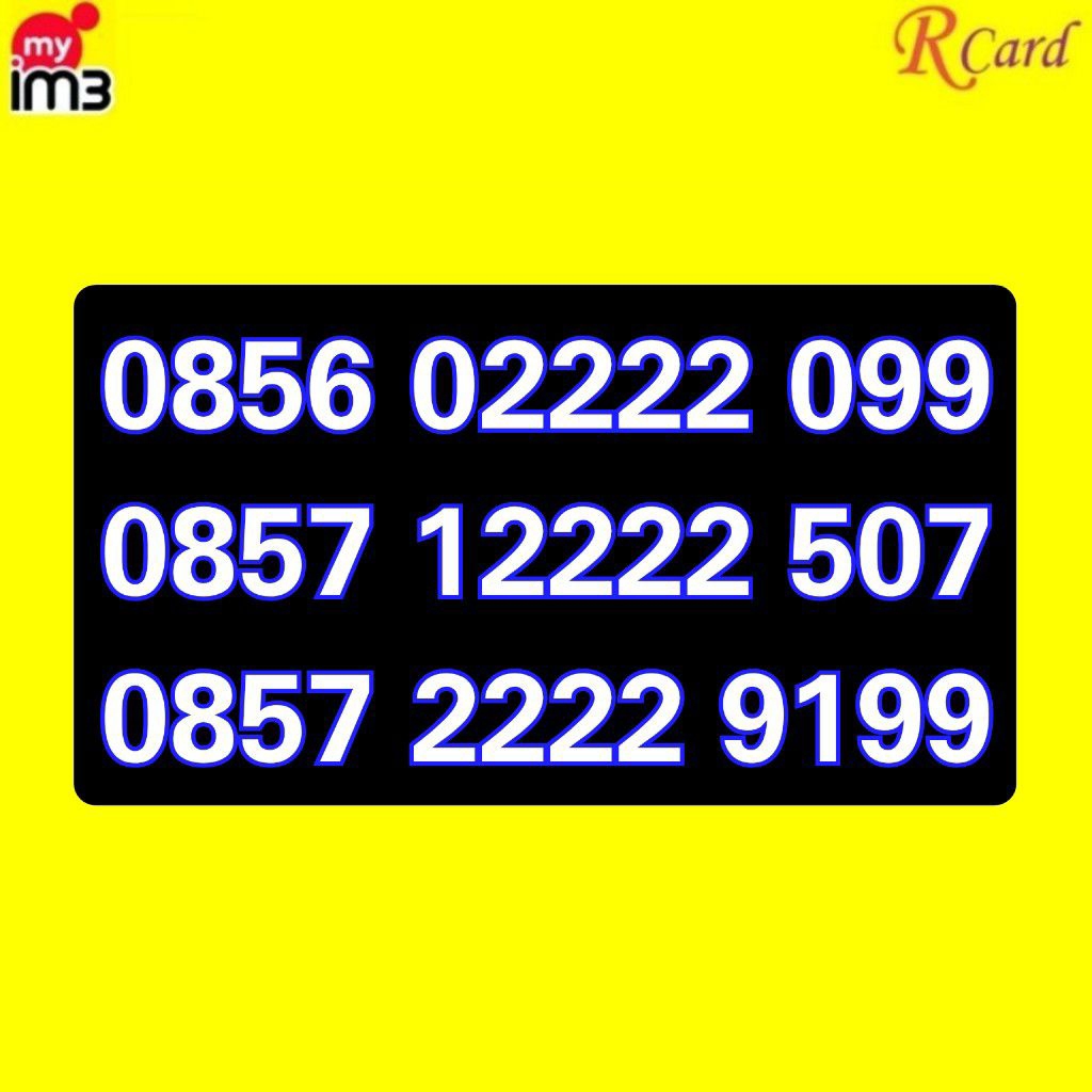 Perdana Nomor Cantik Indosat Im3 2222 507 099 9199