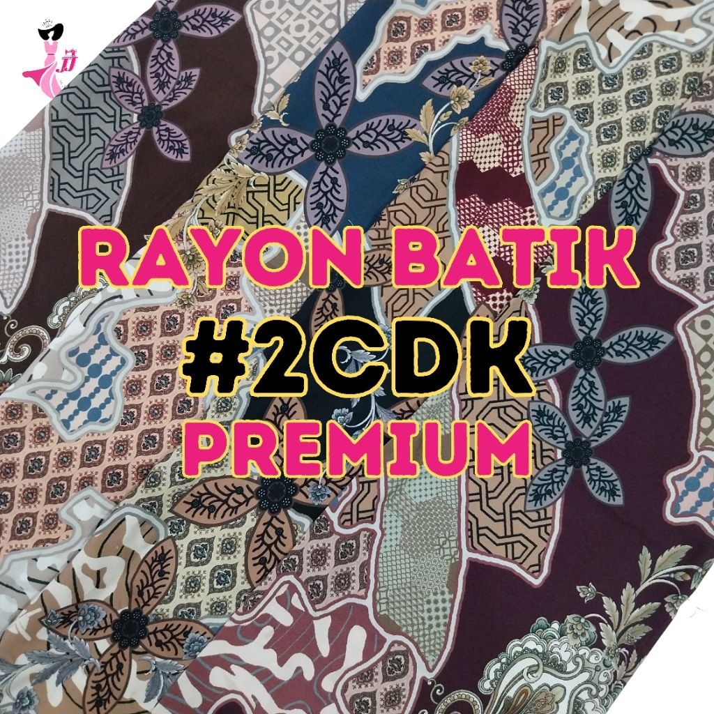 [BATIKCDK]  rayon viscose premium / rayon viscose batik / rayon viscose / kain viscose gamis / ain r