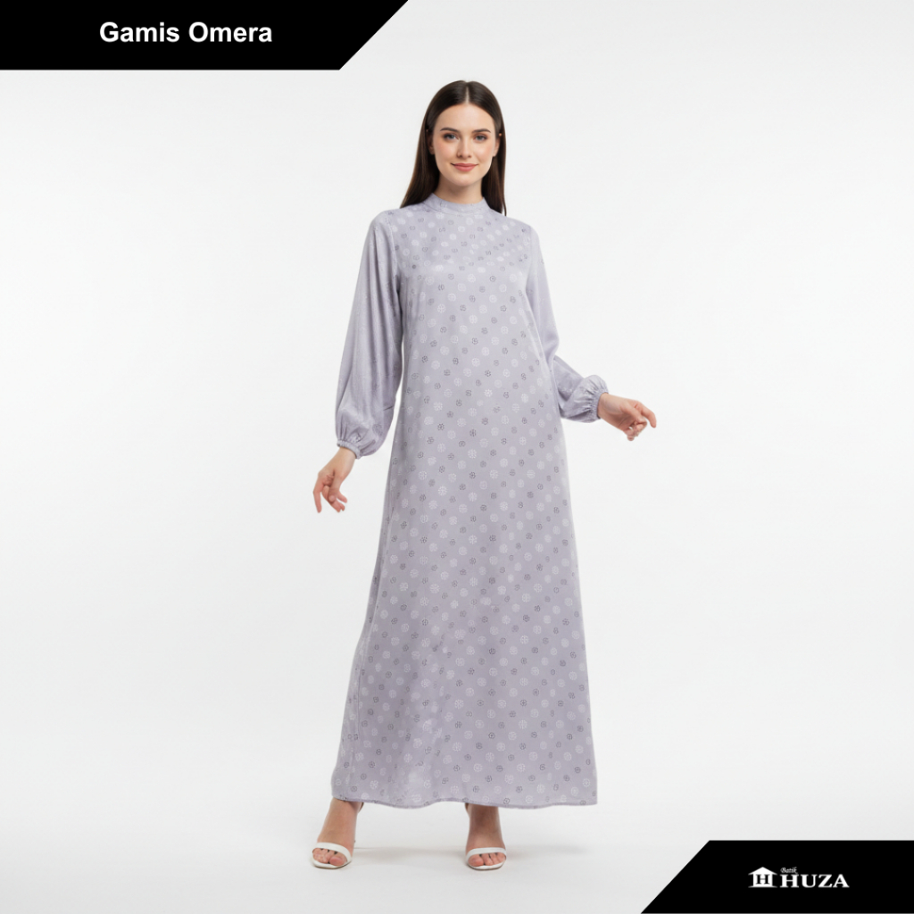 Batik Huza Gamis Wanita Dewasa Batik Gamis Omera