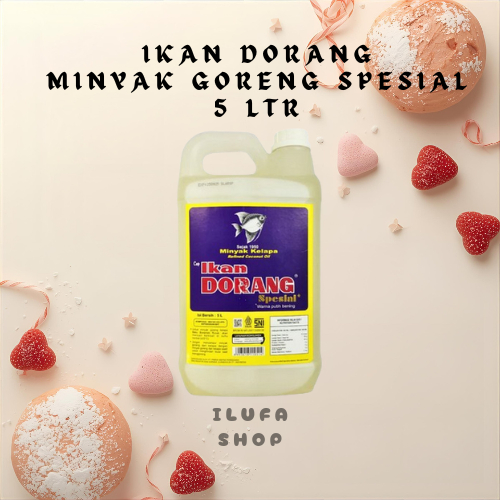 IKAN DORANG MINYAK GORENG SPECIAL 5 LITER / MINYAK GORENG IKAN DORANG 5L