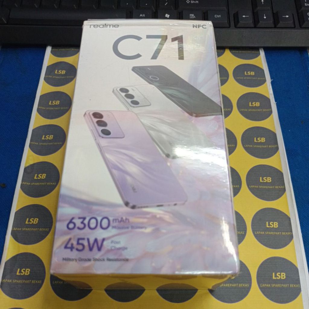 DUS BOX HANDPHONE REALME C71 ORIGINAL BEKAS