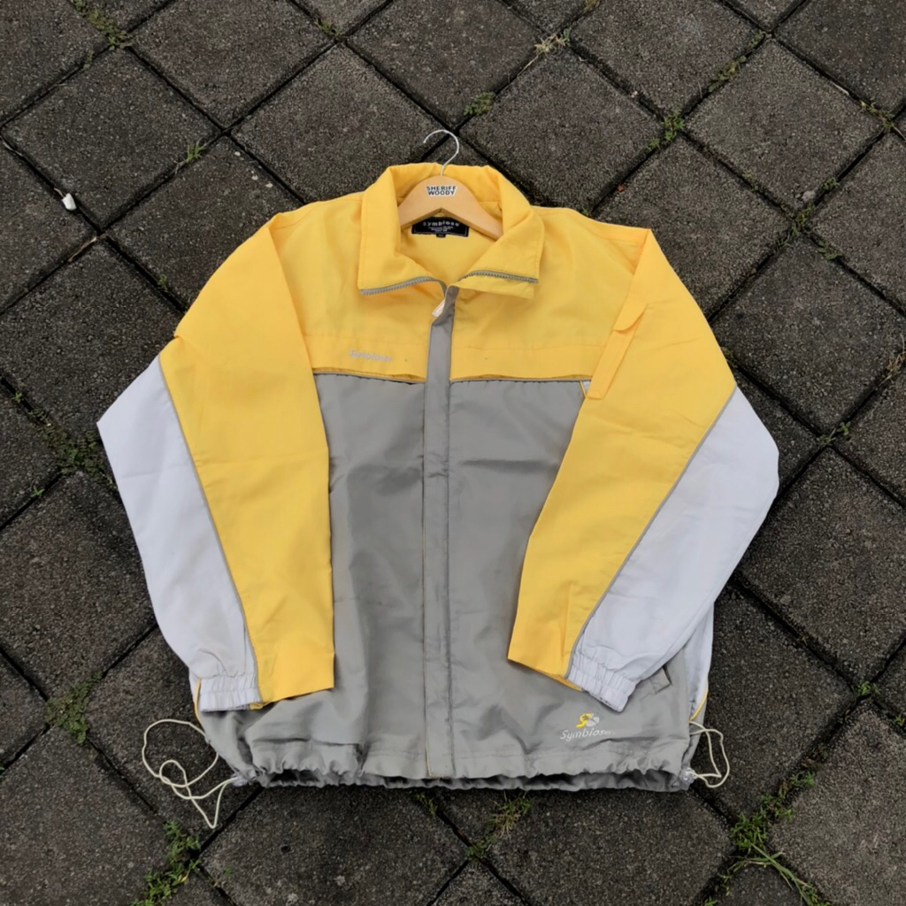 jaket casual parasute symbiose preloved