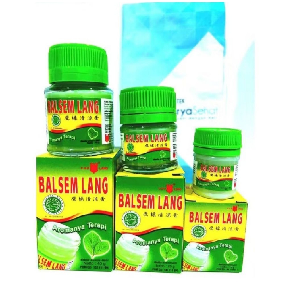 BALSEM LANG 20G HANGAT / BALSEM CAPLANG HIJAU / BALSEM HIJAU CAPLANG / BALSEM LANG CAP LANG / CAP LA