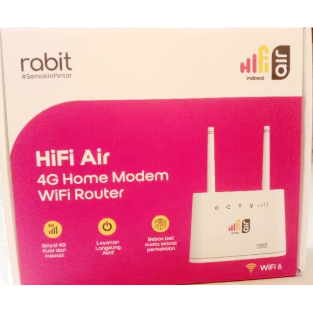 Modem HIFI Air WIFI Router Rabbit by Indosat HIFI TRI