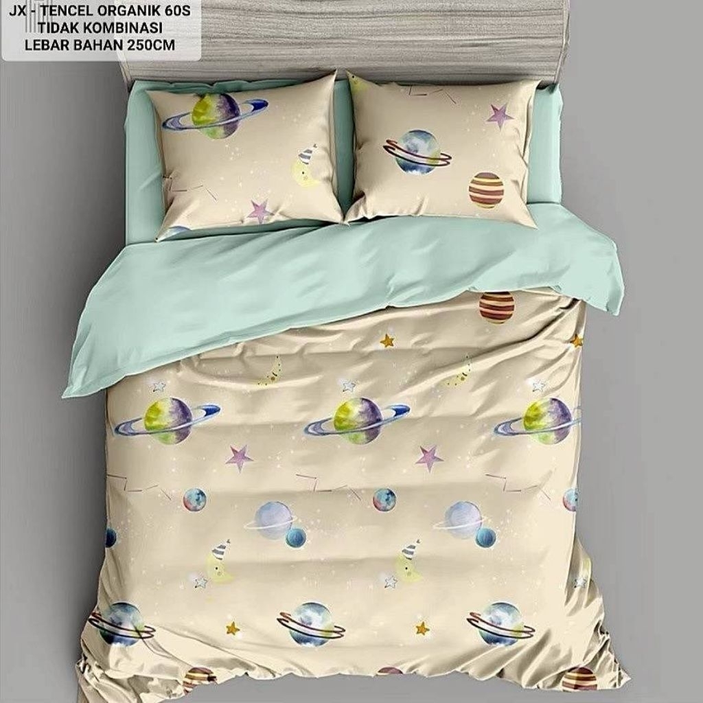 Sprei Tencel Organic 60s / Sutra Motif Anak
