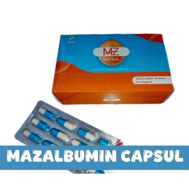 Suplemen Kapsul Albumin untuk Meningkatkan Kadar Albumin Isi 36 Kapsul