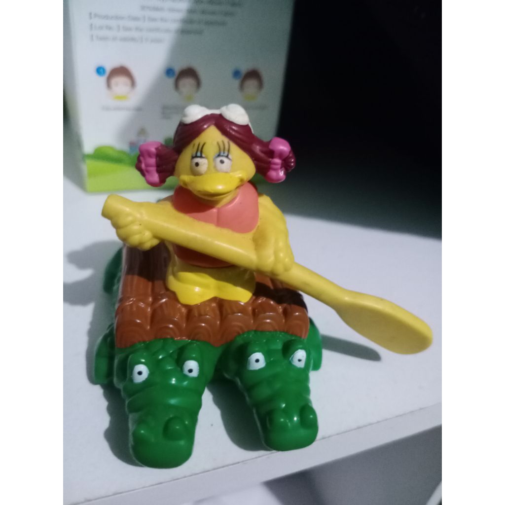 Figure Vintage McDonald's Happy Meal 1996 Maskot McDonald Safari Series Crocodile Original